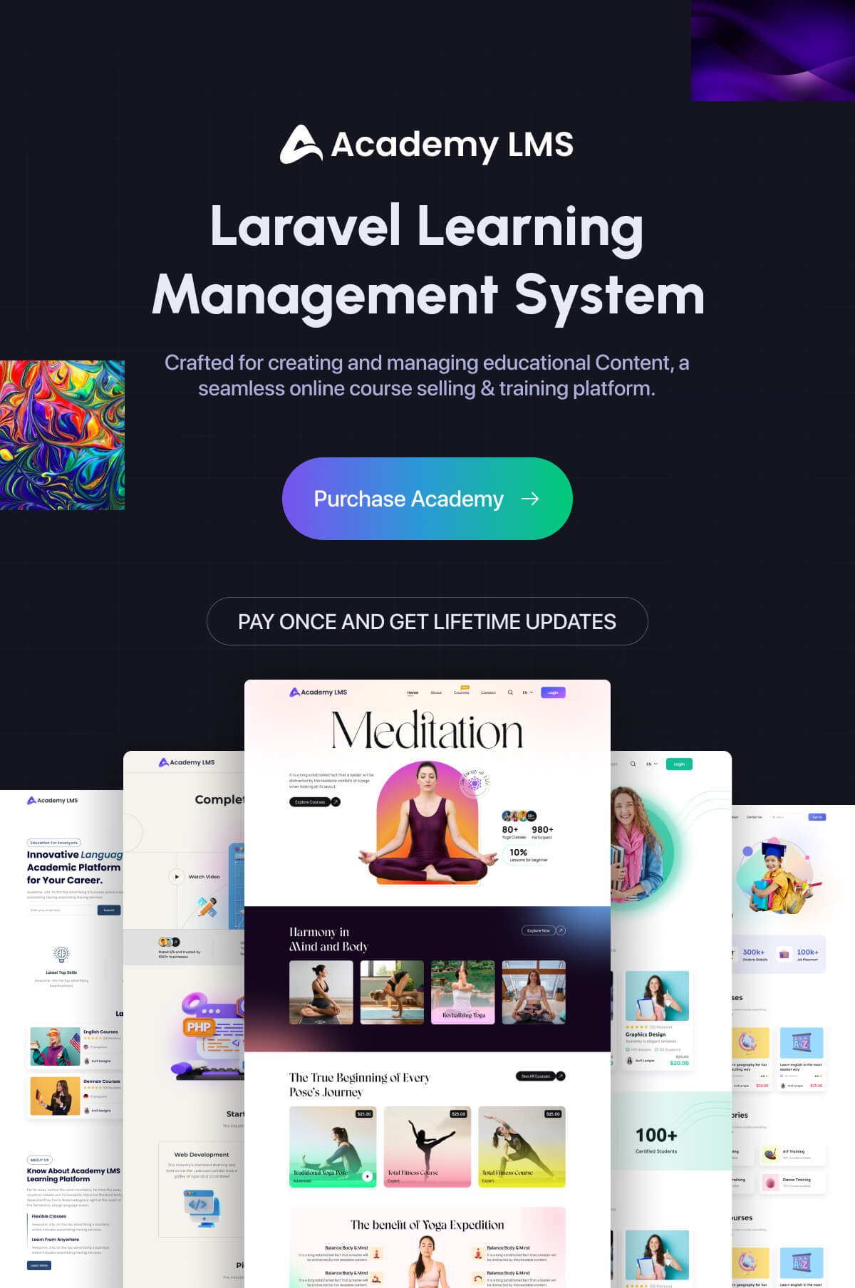 Academy LMS Laravel Learning Management System - 1