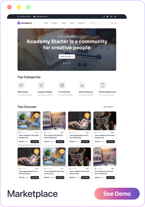 Academy LMS Laravel Learning Management System - 14