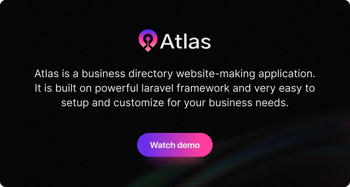Atlas Laravel Business Directory Listing - 6