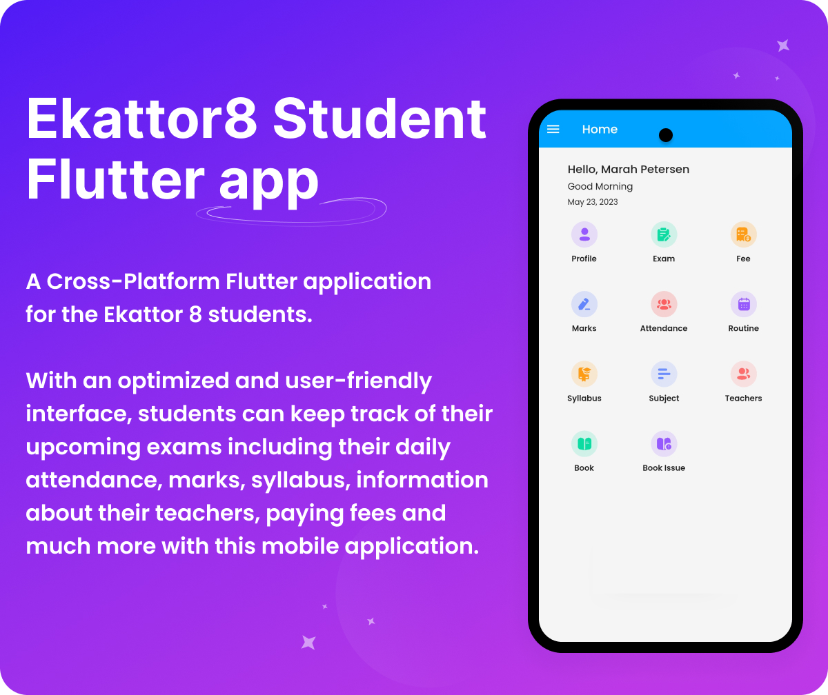 Ekattor 8 Student Flutter Mobile App