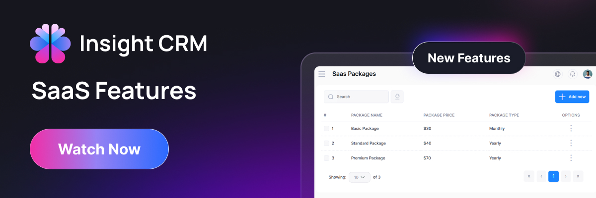 Insight Crm Saas - Laravel Project Manager, Pos, Hrm, Inventory Manager, Customer Support - 2