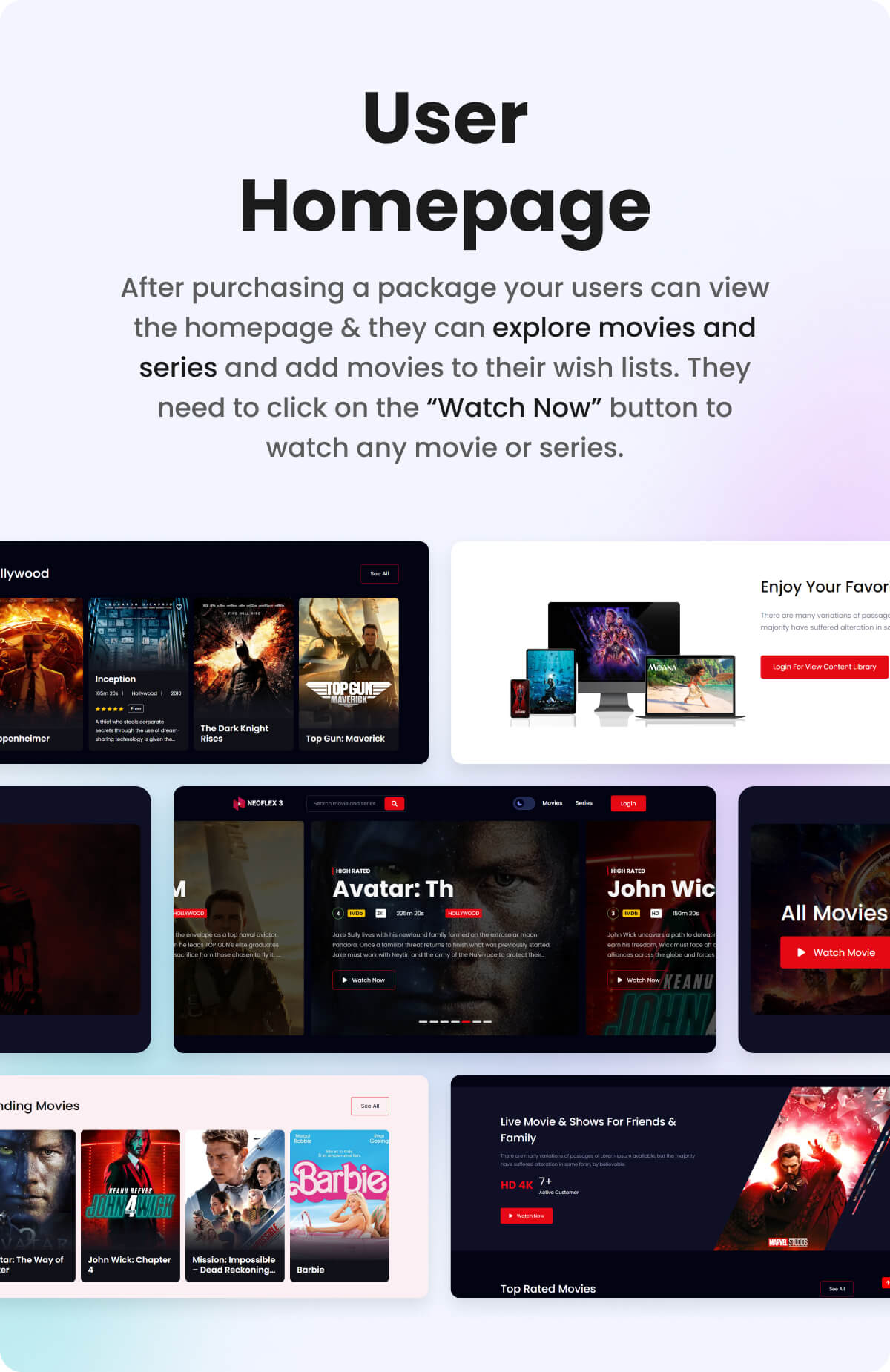 Neoflex 3 - Laravel Movie, Video, TV Series Streaming & Subscription Portal CMS - 21